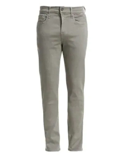 7 For All Mankind Slimmy Luxe Sport Slim-fit Jeans In Stone Grey