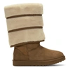 Y/project Y / Project Ugg Layered Sheepskin Boots - Brown