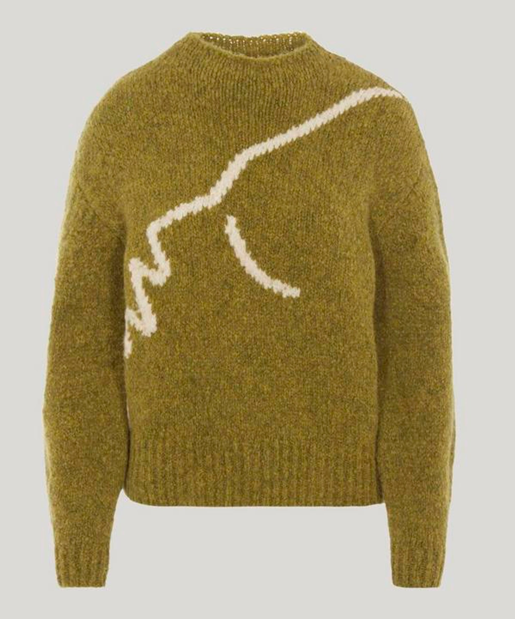 トップス PALOMA WOOL VIRGO PULLOVER Paloma Wool Virgo Intarsia Knit Sweater In Green | ModeSens