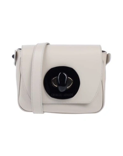 Giorgio Armani Cross-body Bags In Light Grey