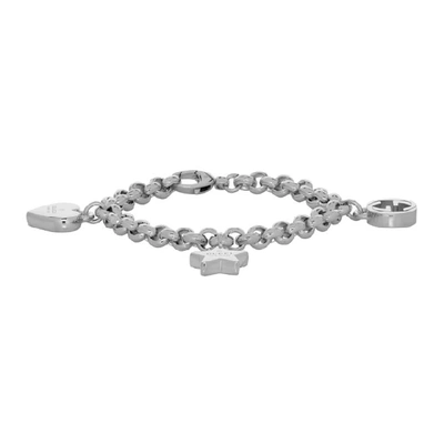 Gucci Silver Charms Bracelet