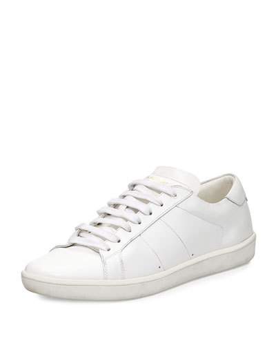 Saint Laurent White Sl-06 Classic Court Sneakers | ModeSens