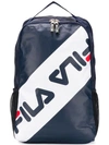 Fila Front Logo Backpack In Blue