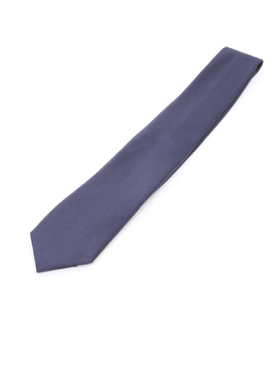 Gucci Classic Silk Tie In Blue