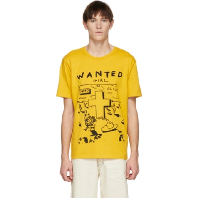 Bianca Chandon Yellow Wanted T-shirt In Gold