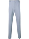 Valentino City Uniform Side Stripe Trousers In Blue