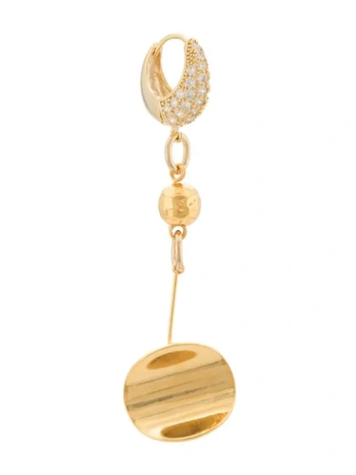 Mounser Drop Plate Earring In Gold