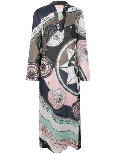 Tory Burch Stephanie Constellation Caftan In Basic