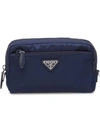 Prada Cosmetic Pouch In Blue