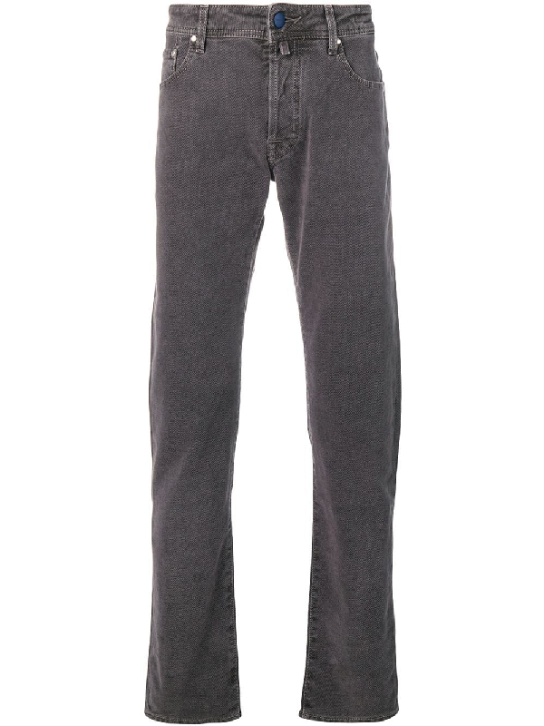 Jacob Cohen Slim-Fit Jeans - Grey | ModeSens