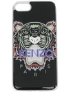 Kenzo 'tiger' Iphone 8-hülle - Schwarz In Black