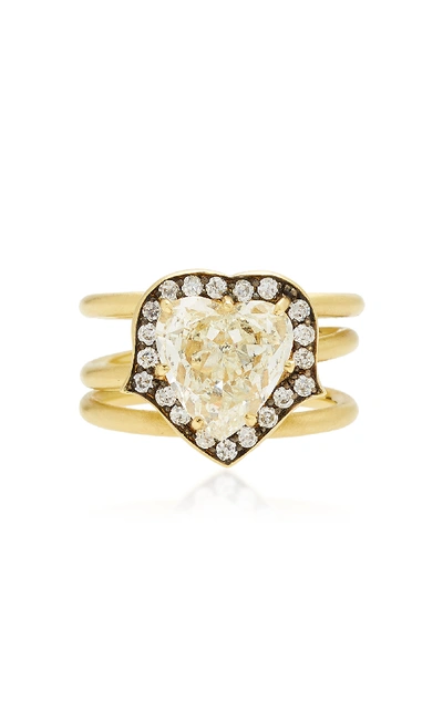 Sylva & Cie 18k Gold Diamond Ring