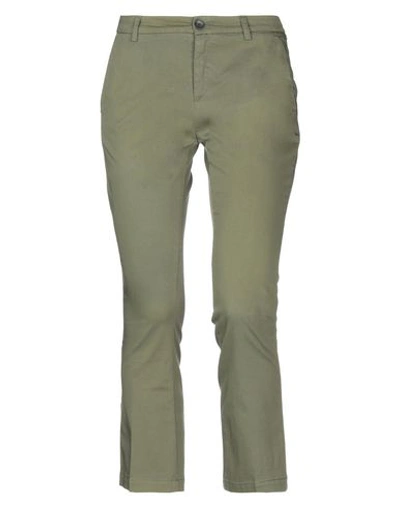 Department Five Casual Pants In Military Green