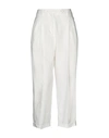 Brag-wette Casual Pants In White
