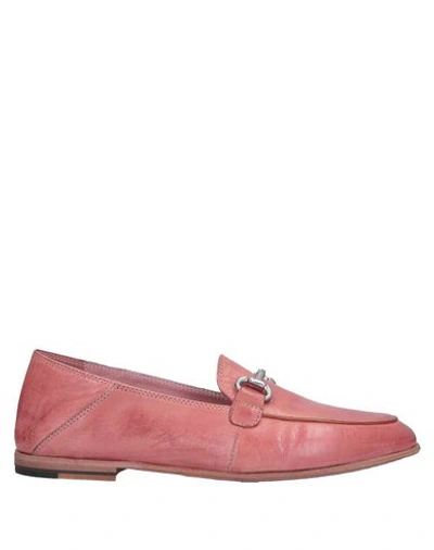 Alexander Hotto Loafers In Pastel Pink