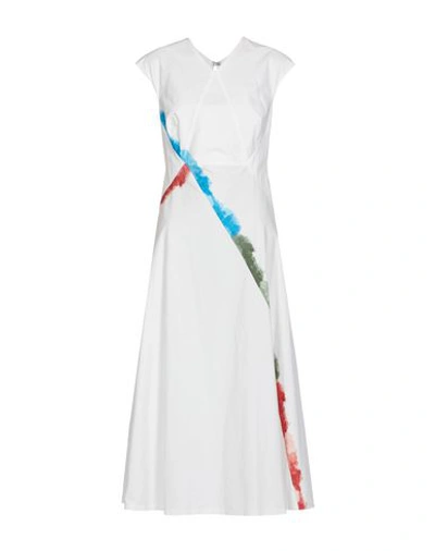 Tomas Maier Long Dresses In White
