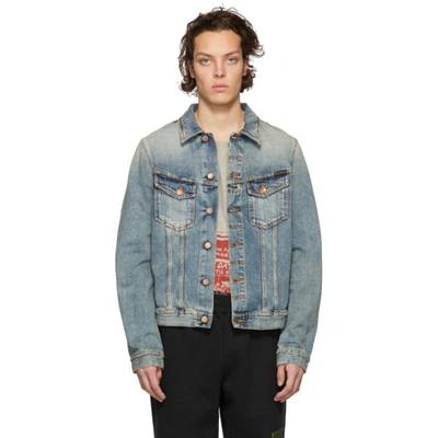 Nudie Jeans Indigo Denim Billy Shimmering Jacket