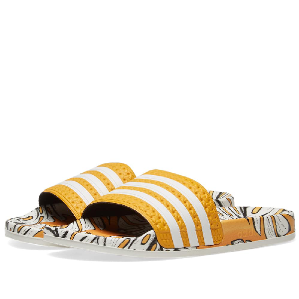 womens adidas x farm adilette slide sandal