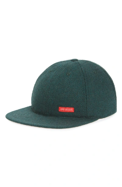 Topo Designs Wool Blend Ball Cap - Green In Forest