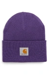 Carhartt Watch Hat - Purple In Frosted Viola