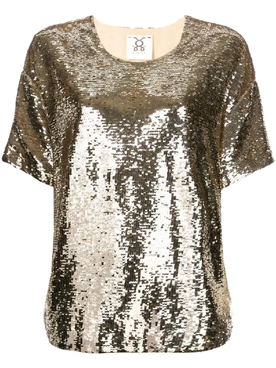 Figue Layla Sequin Top - Gold