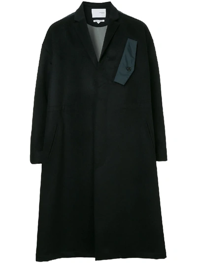 Yoshiokubo Oversized A-line Coat - Black