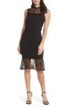 Ali & Jay Two To Tango Lace Detail Dress In Black