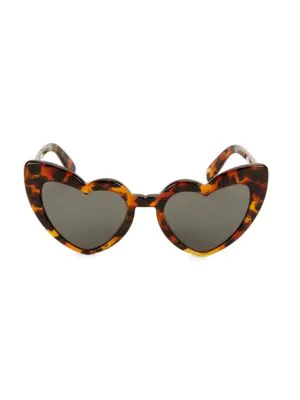 tortoise shell heart shaped sunglasses