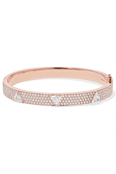 Anita Ko 18-karat Rose Gold Diamond Bracelet