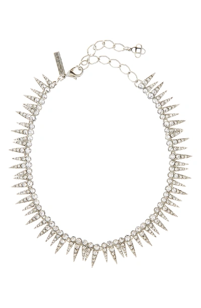 Oscar De La Renta Crystal Sea Urchin Necklace