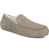 Vince Men's Gino Velour Suede Slippers In Natural