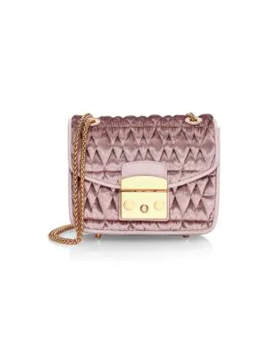furla velvet bag