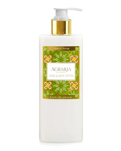 Agraria Lime & Orange Blossoms Hand & Body Lotion