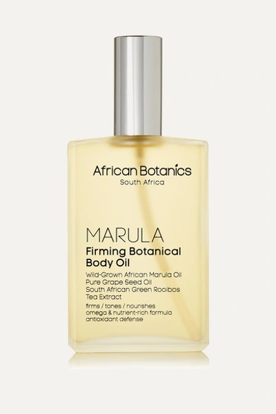 African Botanics + Net Sustain Marula Firming Botanical Body Oil, 100ml In Colorless