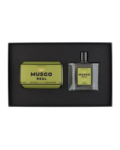 Musgo Real Gift Set (soap On A Rope & Cologne) - Classic Scent