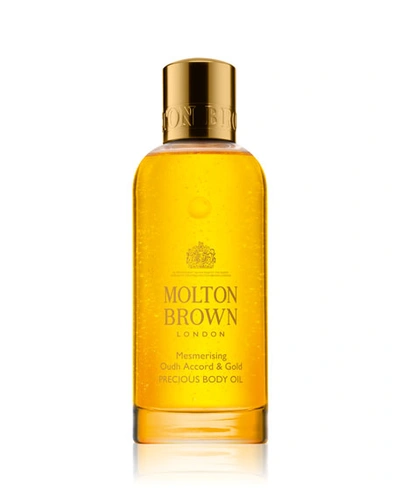 Molton Brown Mesmerizing Oudh Accord & Gold Body Oil, 3.3 Oz./ 100 ml