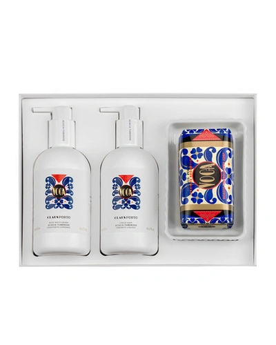 Claus Porto Voga Liquid Soap Body Moisturizer Soap Gift Set