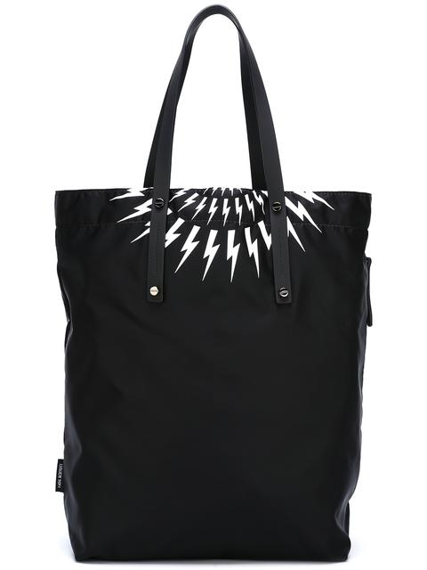 Tod's 'lightning' Print Shopping Bag | ModeSens