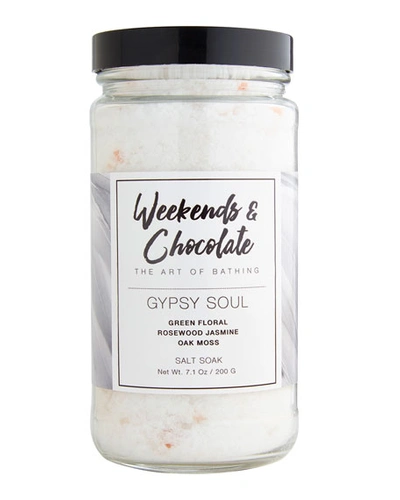 Weekends And Chocolate Bath Salts - Gypsy Soul, 7 Oz./ 200 G