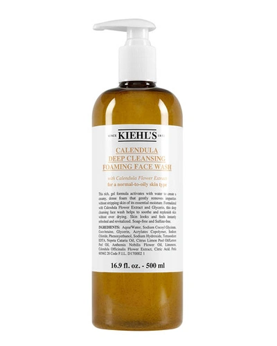 Kiehl's Since 1851 Kiehl's Calendula Deep Cleansing Foaming Facial Wash (500ml) In 16.9 Fl oz | 500 ml