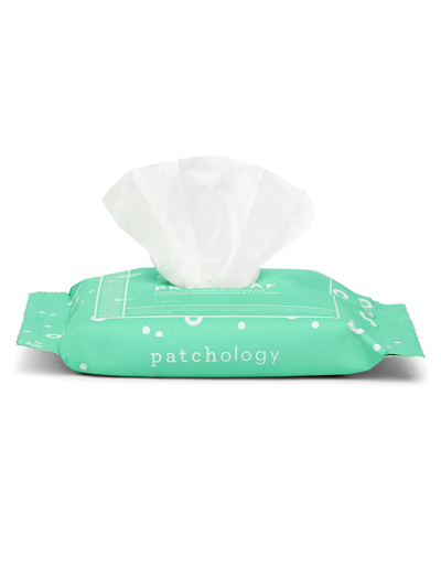 Patchology Clean Af On The Go Refreshing Facial Cleansing Wipes In Blue