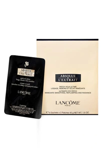 Lancôme Absolue L'extrait Ultimate Eye Patches, Set Of 6