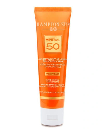 Hampton Sun Age-defying Mineral Cr&#232;me Sunscreen For Face Spf 50