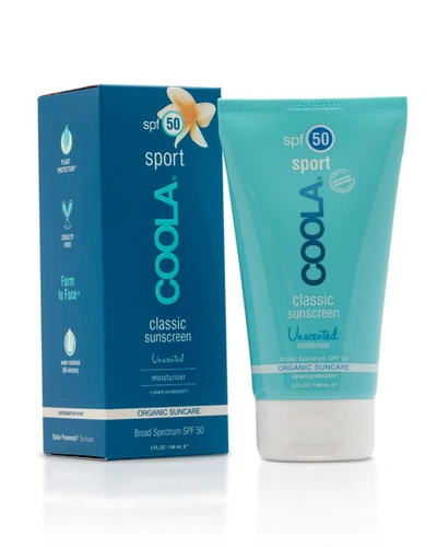 Coola Classic Sport Spf 50 Unscented Sunscreen, 5.0 Oz.