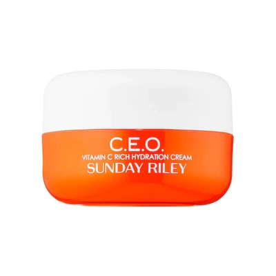Sunday Riley Modern Skincare Mini C. E.o. Vitamin C Brightening Rich Hydration Moisturizer 0.5 oz/ 15 G