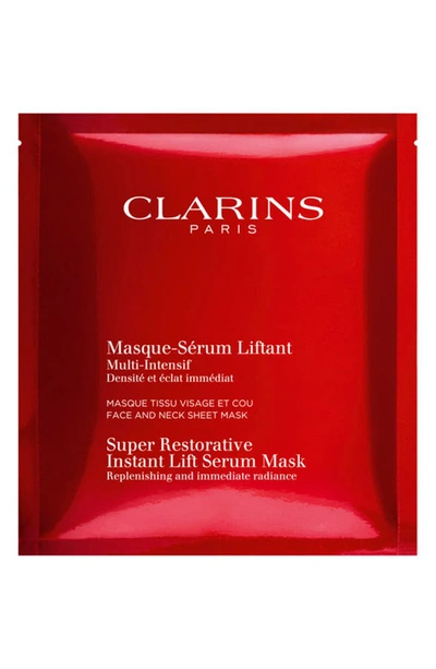 Clarins Super Restorative Instant Lift Serum Mask, 1 Pack