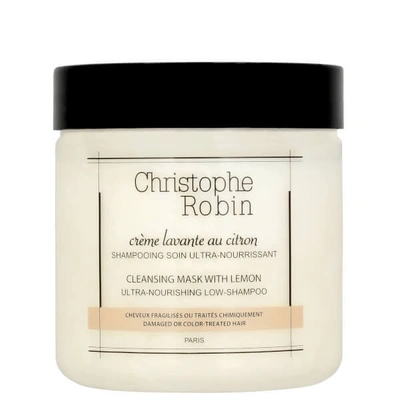 Christophe Robin Cleansing Mask With Lemon, 8.4 Oz./ 250 ml In Yellow