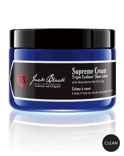 Jack Black Supreme Cream Triple Cushion Shave Lather, 9.5 Oz.