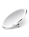 Simplehuman Sensor Makeup Mirror Compact, 3x Magnification, White
