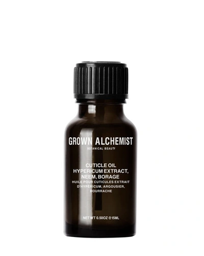 Grown Alchemist Cuticle Oil: Hypericum Extract, Neem, Borage, 0.5 Oz./ 15 ml